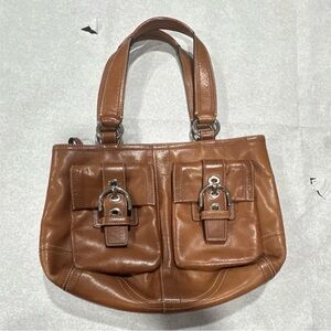 Coach Tan Leather Soho Tote